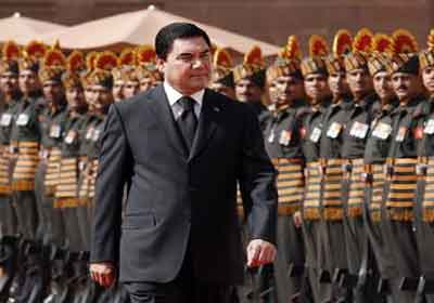الرئيس التركمانستاني غوربان غولي بردي